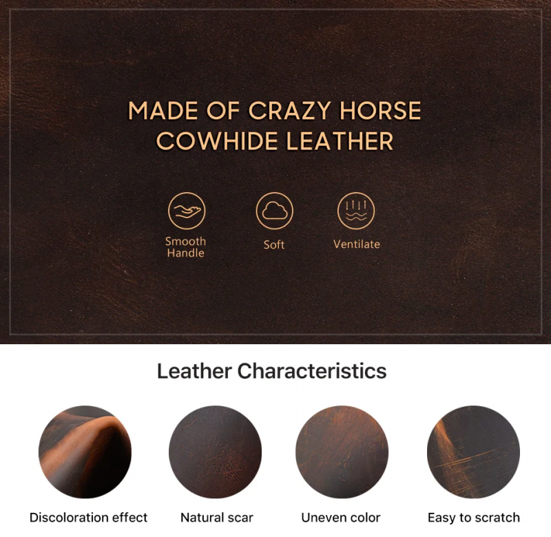 BUGOLINI Hashirama – Leather Watch Holder – Suitable for 2 Watches – Stylish – Magnetic Snap Closure - Coffee - Image 5