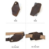 BUGOLINI® Felis - Portable Phone Holder for Men - Genuine Leather - Smartphone up to 6.7 inch - Brown - Image 10
