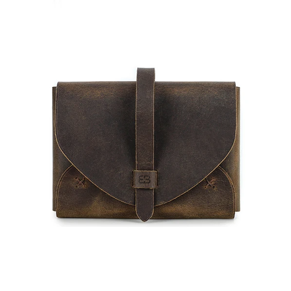 BUGOLINI Hatake – Leather Book Protector For Precious Books – Religious Books – Book Protection – Book Accessory – Coffee