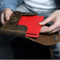 BUGOLINI Hatake – Leather Book Protector For Precious Books – Religious Books – Book Protection – Book Accessory – Coffee - Image 4
