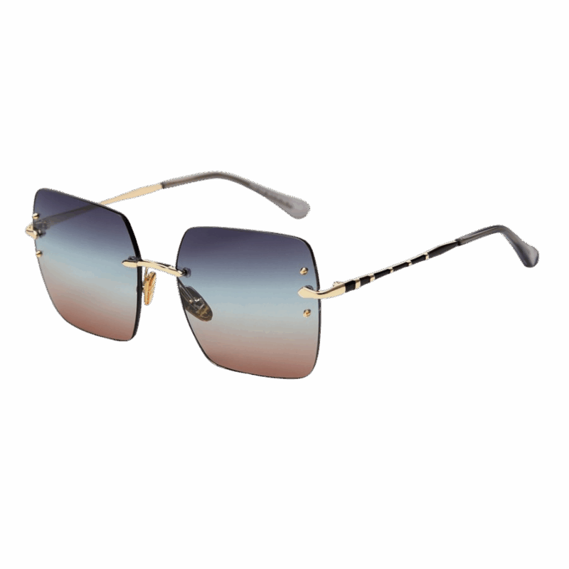 BUGOLINI Thalia - Polarized Women's Sunglasses - With UV400 Protection - Blue/Brown