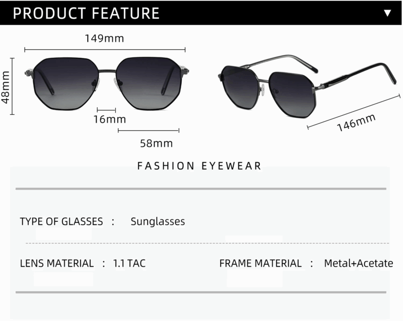 BUGOLINI Phaëthon – Polarized Sunglasses – Non-Slip Design – UV400 – Comfortable Nose Pads – Light Gun / Gradual Gray Green - Image 4